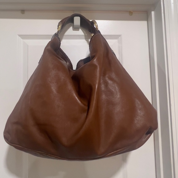 Gucci Dark Brown Leather Hobo Large Horsebit Bag - Picture 6 of 14